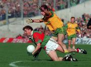 29 September 1996; Anthony Finnerty, Mayo in action against Paddy Reynolds, Meath, Meath v Mayo, All-Ireland Football Final replay, Croke Park, Co. Dublin. Picture credit; Brendan Moran/SPORTSFILE