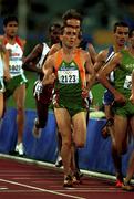 27 September 2000; Mark Carroll of Ireland competing in the Mens 5000m heat during day 13 of the Sydney Olympics in Sydney, Australia. Photo by Brendan Moran/Sportsfile
