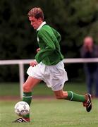 19 September 2000; Alan Cawley during the U18 friendly match between Republic of Ireland and Switzerland in Dublin, Ireland. Photo by David Maher/Sportsfile