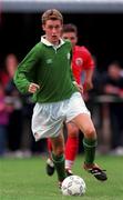 19 September 2000; Alan Cawley during the U18 friendly match between Republic of Ireland and Switzerland in Dublin, Ireland. Photo by David Maher/Sportsfile