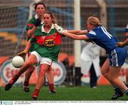 1 October 2000; Mayo's Niamh Lally, in action against Niamh Barry, Waterford. Mayo v Waterford, Ladies All Ireland Senior Football Final, Croke Park, Dublin. Picture credit; Ray Lohan/SPORTSFILE
