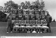 6 June 1991; The Republic of Ireland U20 squad at the ALSAA grounds in Dublin. Photo by David Maher/Sportsfile