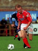 1 October 2000; Ritchie Foran of Shelbourne during the Eircom League Premier Division match between UCD and Shelbourne at the Belfield Bowl in UCD, Dublin. Photo by David Maher/Sportsfile