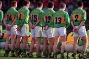 30 October 1999; The Kerry team pose for their team photograph prior to the Church & General National Football League Division 1A Round 1 match between Cork and Kerry at Páirc Uí Rinn in Cork. Photo by Brendan Moran/Sportsfile