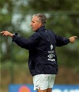 3 October 2000; Manager Mick McCarthy during a Republic of Ireland squad training session at Clonshaugh in Dublin. Photo by Damien Eagers/Sportsfile