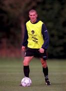 4 October 2000; Roy Keane during a Republic of Ireland squad training session at the AUL Complex in Clonshaugh, Dublin. Photo by David Maher/Sportsfile