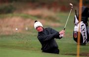 4 October 2000; Francis Howley, plays out of the bunker onto the 17th green during the Irish PGA Championships, Pro-Am, Baltray Golf Club, Co.Louth. Picture Credit; Matt Browne/SPORTSFILE *** Local Caption *** 4 October 2000; during the Smurfit Irish PGA Championship Pro-Am at Baltray Golf Club in Louth. Photo by Matt Browne/Sportsfile