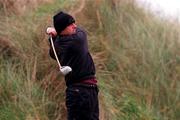 4 October 2000; Paul McGinley watches his drive from the 14th tee during the Smurfit Irish PGA Championship Pro-Am at Baltray Golf Club in Louth. Photo by Matt Browne/Sportsfile