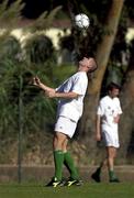 5 October 2000; Roy Keane during a Republic of Ireland squad training session at the National Stadium Training Ground in Lisbon, Portugal. Photo by Damien Eagers/Sportsfile