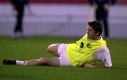 6 October 2000; Robbie Keane during a Republic of Ireland squad training session at the Estádio da Luz in Lisbon, Portugal. Photo by David Maher/Sportsfile