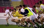 6 October 2000; A general view during a Republic of Ireland squad training session at the Estádio da Luz in Lisbon, Portugal. Photo by David Maher/Sportsfile