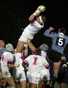 6 October 2000; Paddy Johns of Ulster in action against Mike Voyle of Cardiff during the Heineken European Cup Pool 3 Round 1 match between Ulster and Cardiff at Ravenhill in Belfast. Photo by Matt Browne/Sportsfile