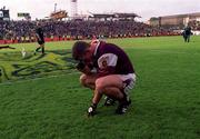 7 October 2000; Sean Og de Paor of Galway following the Bank of Ireland All-Ireland Senior Football Championship Final Replay match between Kerry and Galway at Croke Park in Dublin. Photo by Brendan Moran/Sportsfile