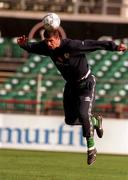 10 October 2000; Niall Quinn during a Republic of Ireland squad training session at Lansdowne Road in Dublin. Photo by David Maher/Sportsfile