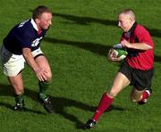 12 October 2000; Peter Stringer, right, and Mick O'Driscoll during a Munster Rugby squad training session at the Stade Municipal in Toulouse, France. Photo by Matt Browne/Sportsfile