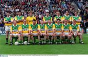25 June 2000; Offaly team, Offaly v Kildare, Leinster Senior Football Championship. Picture credit; Ray McManus/SPORTSFILE
