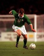 11 October 2000; Kevin Kilbane of Ireland during the World Cup 2002 Qualifying group 2 match between Republic of Ireland and Estonia at Lansdowne Road in Dublin. Photo by David Maher/Sportsfile
