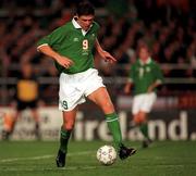 11 October 2000; Niall Quinn of Ireland during the World Cup 2002 Qualifying group 2 match between Republic of Ireland and Estonia at Lansdowne Road in Dublin. Photo by David Maher/Sportsfile