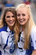 9 August 2015; Waterford supporters Helena Power and Ashling Hahessy, from Rathgormack, ahead of the game. GAA Hurling All-Ireland Senior Championship, Semi-Final, Kilkenny v Waterford. Croke Park, Dublin. Picture credit: Stephen McCarthy / SPORTSFILE