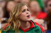 8 August 2015; A Mayo supporter during the game. GAA Football All-Ireland Senior Championship Quarter-Final, Donegal v Mayo. Croke Park, Dublin. Picture credit: Piaras Ó Mídheach / SPORTSFILE