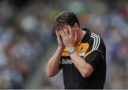 9 August 2015; Kilkenny manager James Meagher reacts near the end of the game. Electric Ireland GAA Hurling All-Ireland Minor Championship, Semi-Final, Kilkenny v Galway. Croke Park, Dublin. Picture credit: Dáire Brennan / SPORTSFILE
