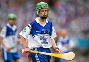 9 August 2015; Jacob Shiels, Bornacoola NS, Carrick-on-Shannon, Leitrim, representing Waterford, during the Cumann na mBunscol INTO Respect Exhibition Go Games 2015 at Kilkenny v Waterford - GAA Hurling All-Ireland Senior Championship Semi-Final. Croke Park, Dublin. Picture credit: Stephen McCarthy / SPORTSFILE
