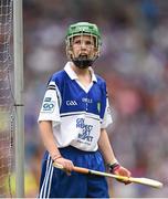 9 August 2015; Jacob Shiels, Bornacoola NS, Carrick-on-Shannon, Leitrim, representing Waterford, during the Cumann na mBunscol INTO Respect Exhibition Go Games 2015 at Kilkenny v Waterford - GAA Hurling All-Ireland Senior Championship Semi-Final. Croke Park, Dublin. Picture credit: Stephen McCarthy / SPORTSFILE