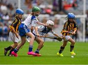 9 August 2015; Action from the Cumann na mBunscol INTO Respect Exhibition Go Games 2015 at Kilkenny v Waterford - GAA Hurling All-Ireland Senior Championship Semi-Final. Croke Park, Dublin. Picture credit: Ray McManus / SPORTSFILE