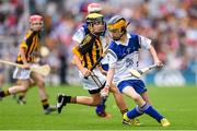 9 August 2015; Noah Coyne Tyrell, St Mary’s NS, Mullingar, Westmeath, representing Waterford, during the Cumann na mBunscol INTO Respect Exhibition Go Games 2015 at Kilkenny v Waterford - GAA Hurling All-Ireland Senior Championship Semi-Final. Croke Park, Dublin. Picture credit: Stephen McCarthy / SPORTSFILE