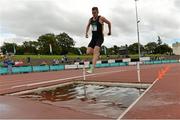9 August 2015; Tomas Cotter, from Dunleer A.C, on his way to winning the men's 3000m steeplechase. GloHealth Senior Track and Field Championships. Morton Stadium, Santry, Co. Dublin. Picture credit: Matt Browne / SPORTSFILE