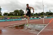 9 August 2015; Tomas Cotter, from Dunleer A.C, on his way to winning the men's 3000m steeplechase. GloHealth Senior Track and Field Championships. Morton Stadium, Santry, Co. Dublin. Picture credit: Matt Browne / SPORTSFILE