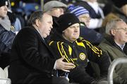 3 January 2009; Liam O'Neill, Chairman of the Disciplinary Task Force, Croke Park, along with Eoghan Farrell, Vice President, Ulster Council GAA, watching the game from the stand. Gaelic Life Dr. McKenna Cup, Section C, Round 1, Cavan  Queen's University, Breffni Park, Cavan. Picture credit: Oliver McVeigh / SPORTSFILE