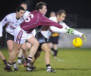 3 January 2009; Eamon O Hara, Sligo, in action against Diarmaid Blake, Galway. FBD Connacht League, Section 2, Sligo v Galway, Tourlestrane, Sligo. Picture credit: Ray Ryan / SPORTSFILE