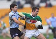 4 January 2009; Matthew Mitchell, Offaly, in action against Gary O'Connell, Dublin. O'Byrne Cup, First Round, Offaly v Dublin, O'Connor Park, Tullamore, Co. Offaly. Picture credit: Brian Lawless / SPORTSFILE
