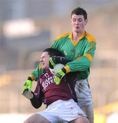 4 January 2009; Peter Tormey, Westmeath, in action against Andrew Collins, Meath. O'Byrne Cup, First Round, Meath v Westmeath, Pairc Tailteann, Navan, Co. Meath. Photo by Sportsfile
