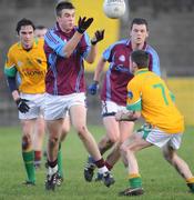 4 January 2009; Paul Conroy, GMIT, in action against Daniel Beck, Leitrim. FBD Connacht League, Section 2, GMIT v Leitrim, Tuam Stadium, Tuam, Co. Galway. Picture credit: Ray Ryan / SPORTSFILE