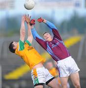 4 January 2009; Donal Vaughan, GMIT, in action against Tomas Berne, Leitrim. FBD Connacht League, Section 2, GMIT v Leitrim, Tuam Stadium, Tuam, Co. Galway. Picture credit: Ray Ryan / SPORTSFILE