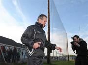 4 January 2009; Limerick manager Justin McCarthy makes his way onto the pitch before the game. Waterford Crystal Cup, Limerick v University Limerick, Claughaun GAA Club, Claughaun, Limerick. Picture credit: Pat Murphy / SPORTSFILE