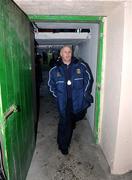 4 January 2009; Meath manager Eamon O'Brien returns to the dressing room at the end of the game. O'Byrne Cup, First Round, Meath v Westmeath, Pairc Tailteann, Navan, Co. Meath. Photo by Sportsfile