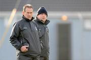 4 January 2009; Limerick manager Justin McCarthy with selector Liam Garvey, right. Waterford Crystal Cup, Limerick v University Limerick, Claughaun, Limerick. Picture credit: Pat Murphy / SPORTSFILE