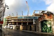 9 January 2009; A general view of the ongoing redevelopment of Lansdowne Road. Lansdowne Road, Dublin. Picture credit: David Maher / SPORTSFILE