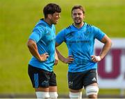 10 August 2015; Munster's Donncha O'Callaghan and Dave Foley during squad training. Munster Rugby Squad Training. University of Limerick, Limerick. Picture credit: Matt Browne / SPORTSFILE