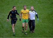 8 August 2015; Neil McGee, Donegal, leaves the field injured. GAA Football All-Ireland Senior Championship, Quarter-Final, Donegal v Mayo. Croke Park, Dublin. Picture credit: Dáire Brennan / SPORTSFILE