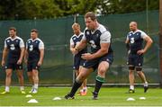 11 August 2015; Ireland's Michael Bent in action during squad training. Ireland Rugby Squad Training. Carton House, Maynooth, Co. Kildare. Picture credit: Brendan Moran / SPORTSFILE