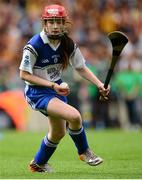 9 August 2015; Christine Shanahan, Scoil Olaf, Dundrum, Dublin 16, representing Waterford, during the Cumann na mBunscol INTO Respect Exhibition Go Games 2015 at Kilkenny v Waterford - GAA Hurling All-Ireland Senior Championship Semi-Final. Croke Park, Dublin. Picture credit: Piaras Ó Mídheach / SPORTSFILE