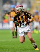 9 August 2015; Kate Crilly, Foley PS, Tassagh, Armagh, representing Kilkenny, in action in the Cumann na mBunscol INTO Respect Exhibition Go Games 2015 at Kilkenny v Waterford - GAA Hurling All-Ireland Senior Championship Semi-Final. Croke Park, Dublin. Picture credit: Piaras Ó Mídheach / SPORTSFILE