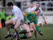 11 January 2009; Joe Sheridan, Meath, in action against Michael Kenny, Kildare. O'Byrne Cup Quarter-Final, Kildare v Meath, St Conleth's Park, Newbridge, Co. Kildare. Picture credit: Pat Murphy / SPORTSFILE
