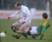11 January 2009; Hugh McGrillen, Kildare, in action against Graham Reilly, Meath. O'Byrne Cup Quarter-Final, Kildare v Meath, St Conleth's Park, Newbridge, Co. Kildare. Picture credit: Pat Murphy / SPORTSFILE