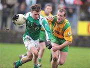 11 January 2009; Eamon Maguire, Fermanagh, in action against Neil Gallagher, Donegal. Gaelic Life Dr. McKenna Cup, Section A, Round 2, Donegal v Fermanagh, Ballyshannon, Co. Donegal. Picture credit: Oliver McVeigh / SPORTSFILE
