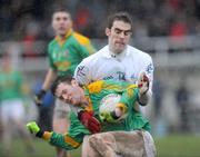 11 January 2009; Andrew Collins, Meath, in action against Willie Heffernan, Kildare. O'Byrne Cup Quarter-Final, Kildare v Meath, St Conleth's Park, Newbridge, Co. Kildare. Picture credit: Pat Murphy / SPORTSFILE